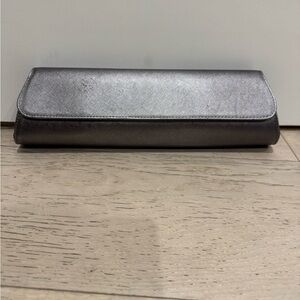 JALDA Elegant Silver Clutch Bag